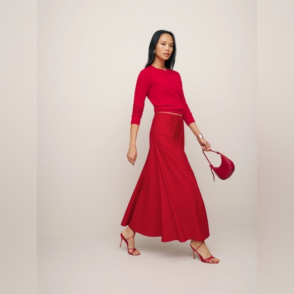 Reformation Dresses & Skirts - Reformation Lucy Skirt | Lipstick 🛍Spring Festival Sale🛍